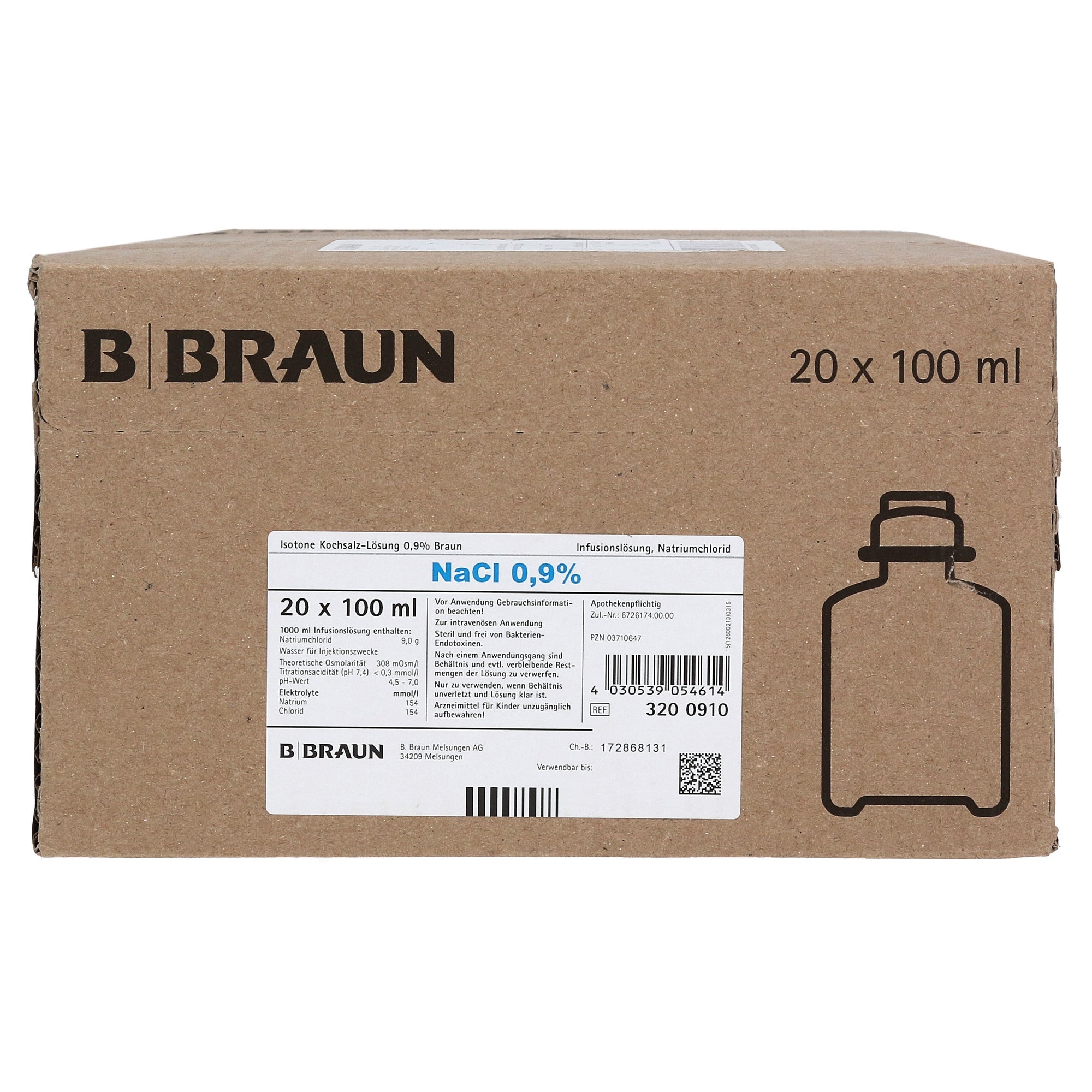Isotone Natriumchloridlösung 0 9 Braun Injektionslösung Inhalieren ISOTONE Kochsalz-Lösung 0,9% Braun Ecoflac Plus | medpex