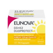Produktabbildung: EUNOVA DuoProtect Vitamin D3+K2 4000IE/80UG 90 St