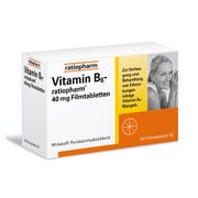 Produktabbildung: Vitamin-B6-ratiopharm® 40 mg Filmtabletten 100 St