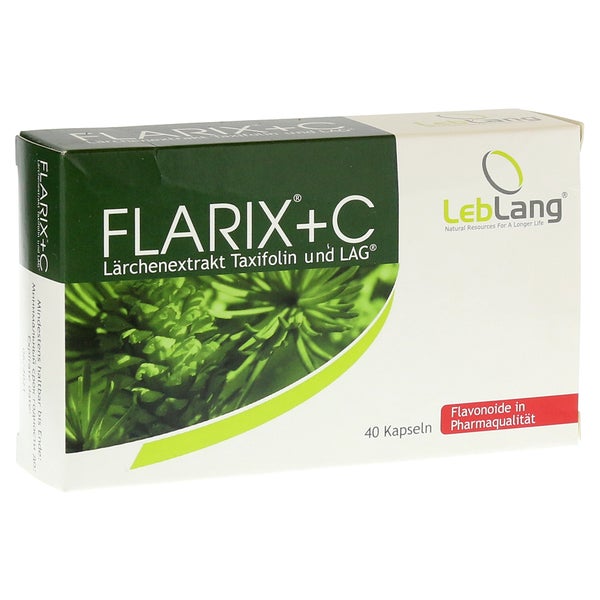 Flarix+c Lärchenextrakt Taxifolin Kapsel 40 St