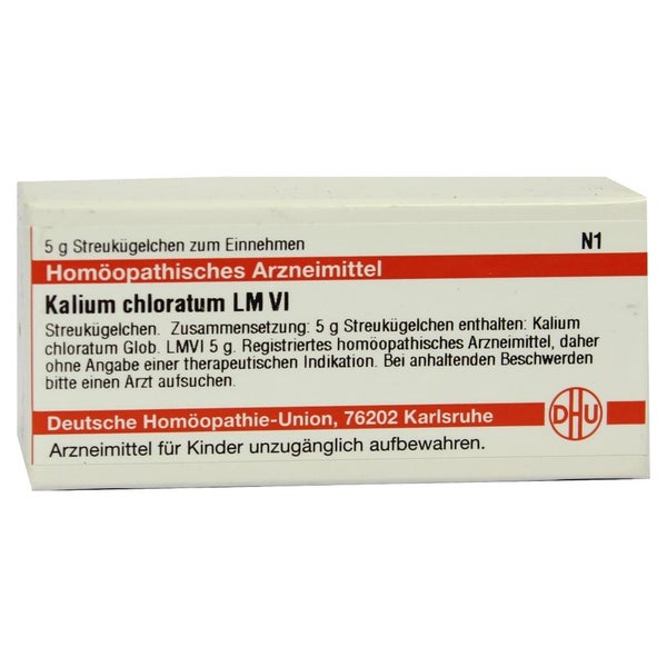 Kalium Chloratum LM VI Globuli 5 g