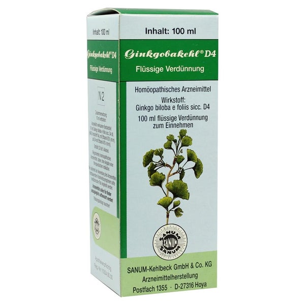 Ginkgobakehl D 4 Tropfen 100 ml