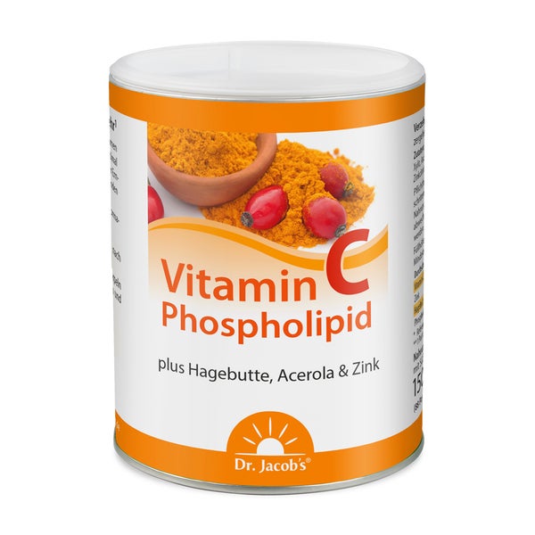Dr. Jacob's Vitamin-C-Phospholipid Pulver Hagebutte Acerola 150 g
