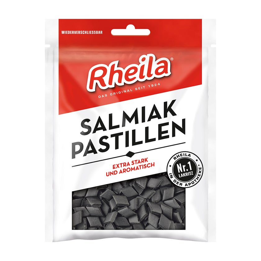 Rheila Salmiak Pastillen zuckerhaltig 90 g
