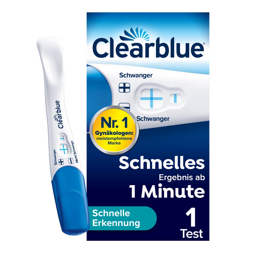 Clearblue Schwangerschaftstest Schnelle Erkennung 1 St