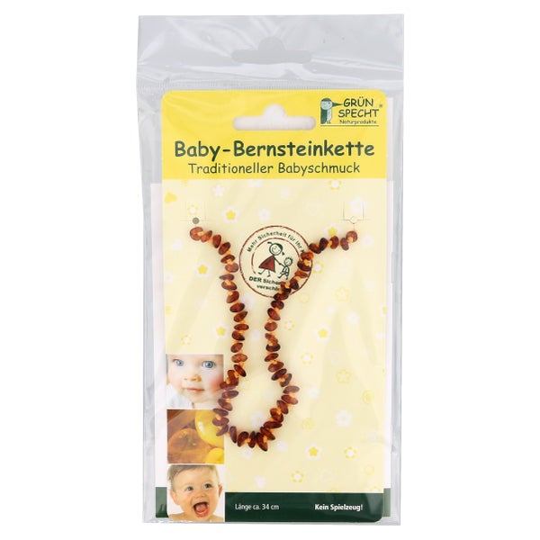 Bernsteinkette Barock F.babys 1 St