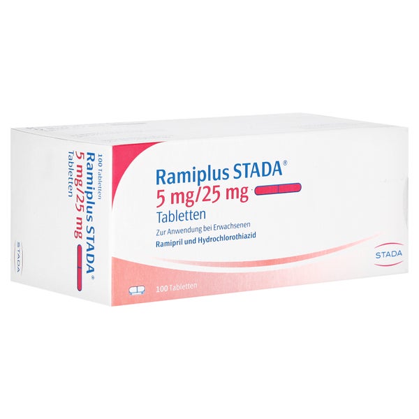Ramiplus Stada 5 mg/25 mg Tabletten 100 St