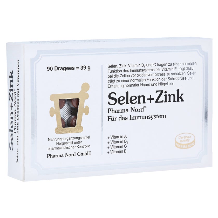 Selen+zink Pharma Nord Dragees 90 St