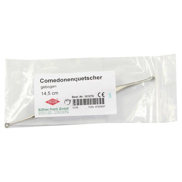 Comedonenquetscher Gebogen 14,5 cm 1 St