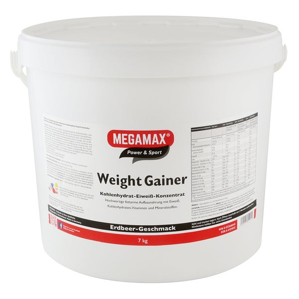 MEGAMAX WEIGHT GAINER ERDBEERE 7000 g