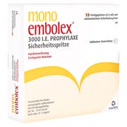 MONO EMBOLEX 3.000 I.E. Prophylaxe Sicherh.Spr. 10 St