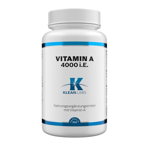 Klean Labs Vitamin A 4000 I.U. 100 St