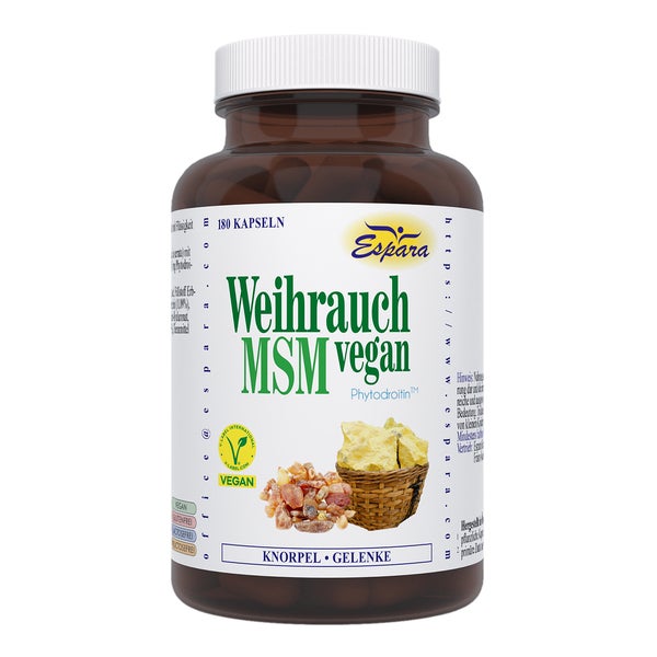 Weihrauch MSM Vegan Kapseln 180 St