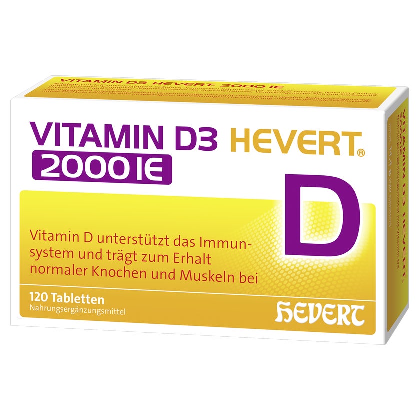 Vitamin D3 Hevert 2.000 I.E. Tabletten 120 St