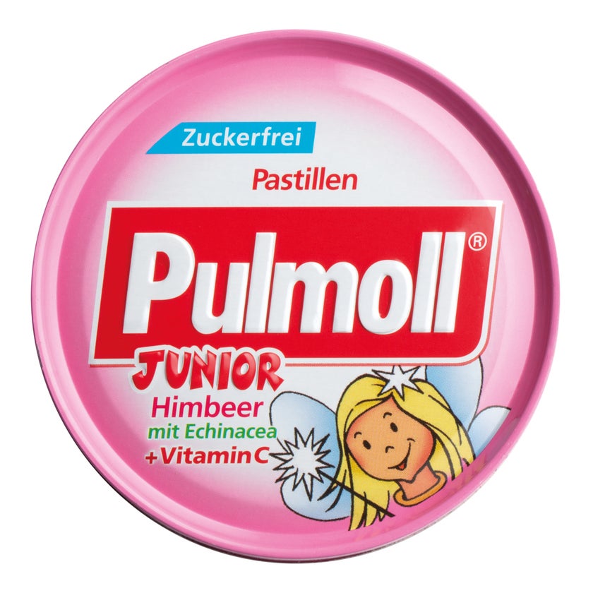 Pulmoll Junior Himbeer mit Echinacea ohne Zucker 50 g