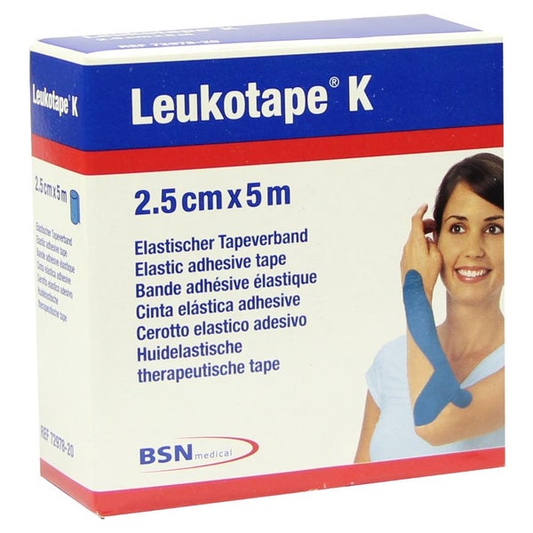 Leukotape K 2,5 cm blau 1 St