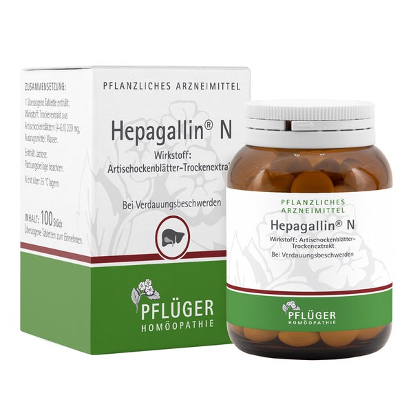 Hepagallin N Dragees 100 St