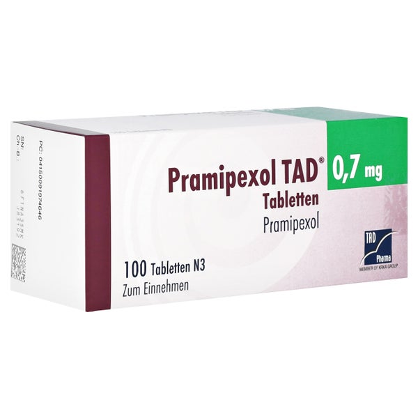 Pramipexol TAD 0,7 mg Tabletten 100 St