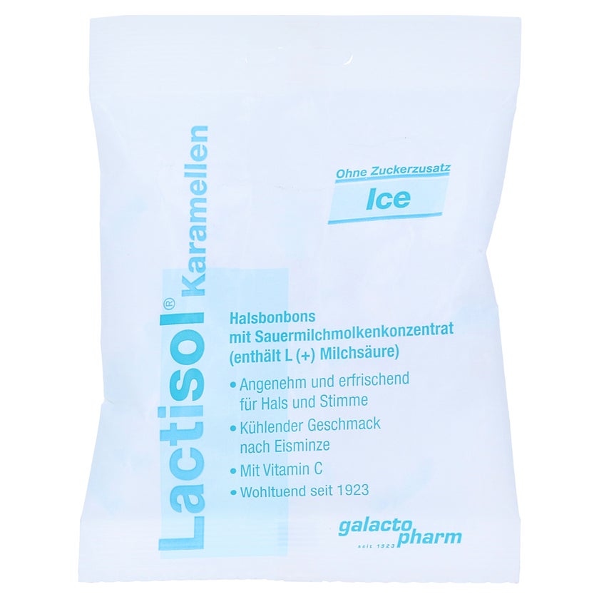 Lactisol Karamellen Ice ohne Zucker 50 g
