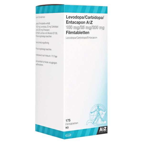 LEVODOPA/Carbidopa/Entacapon AbZ 100/25/200mg 175 St