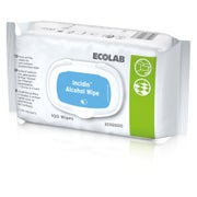 Ecolab Incidin Alcohol Wipe Desinfektionstücher, farb- und duftstofffrei - 1 Packung = 100 Tücher 100 St