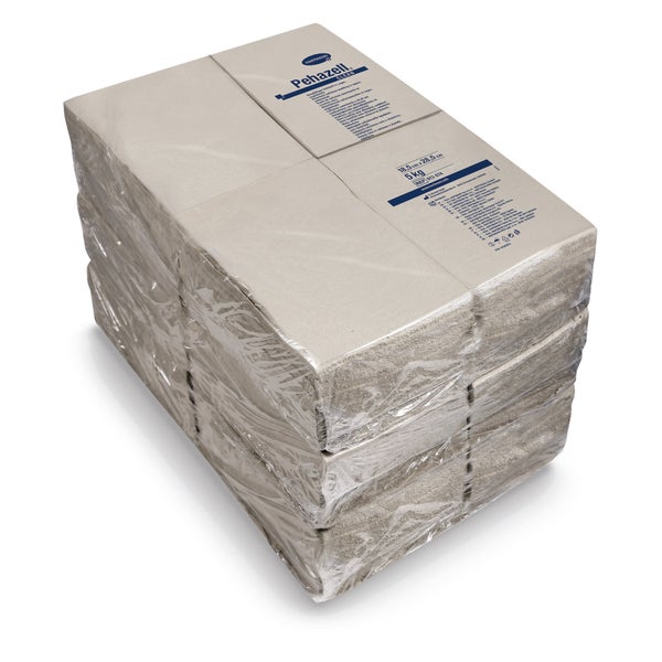 HARTMANN Pehazell Clean Verbandszellstoff, ungebleicht - 1 Packung à 15 kg, 18,5 x 19 cm 15 kg