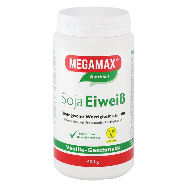 SOJA Eiweiss 80 + Methionin Vanille Pulver 400 g