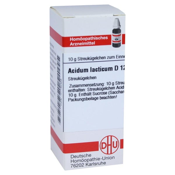 Acidum Lacticum D 12 Globuli 10 g
