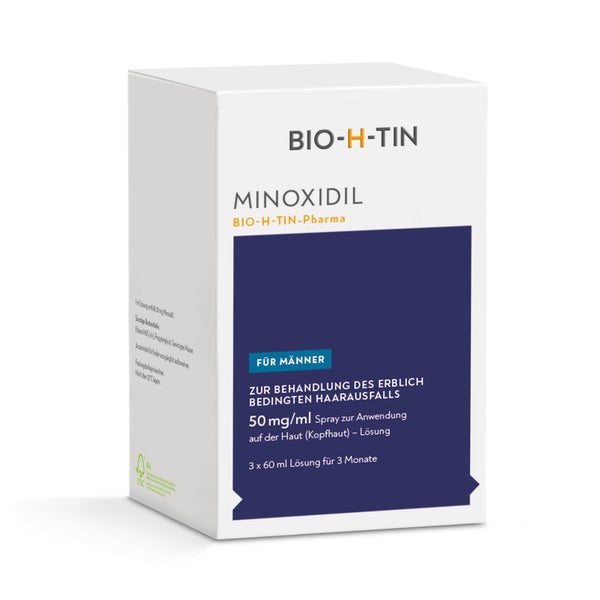 Minoxidil BIO-H-TIN Pharma 50 mg-ml 3X60 ml