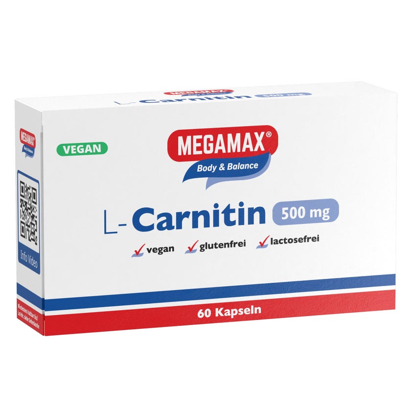 MEGAMAX® L-Carnitin 500 mg Kapseln 60 St