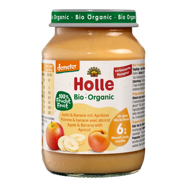 Holle Apfel & Banane mit Aprikose 190 g