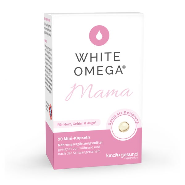 White Omega Mama Omega-3 Kapseln Schwangerschaft 90 St