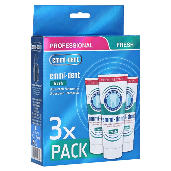 Emmi-dent Ultraschall Zahncreme fresh Se 3 St