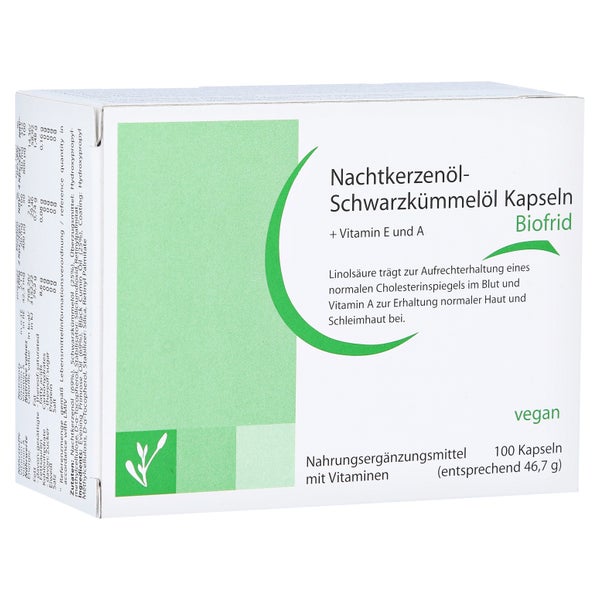 Nachtkerzenöl-schwarzkümmelöl Kapseln Bi 100 St