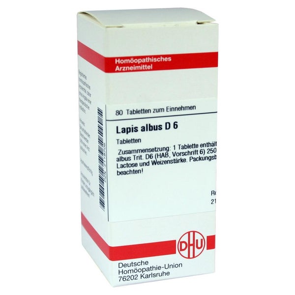 Lapis Albus D 6 Tabletten 80 St