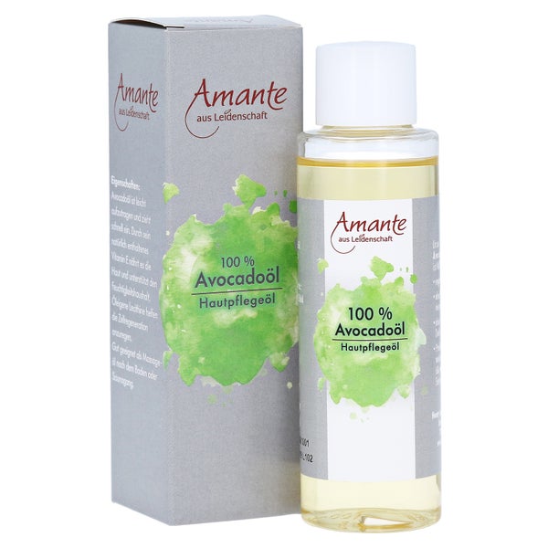 Avocado ÖL 100% rein Hautpflegeöl Amante 100 ml