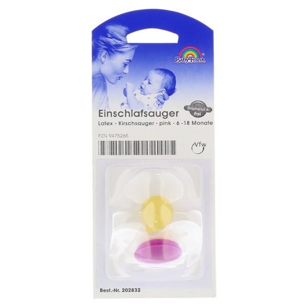 Sauger Einschlaf Kirsche Latex o.Ring 6- 1 St