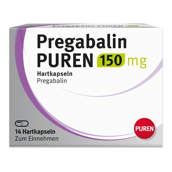 Pregabalin Puren 150 mg Hartkapseln 14 St