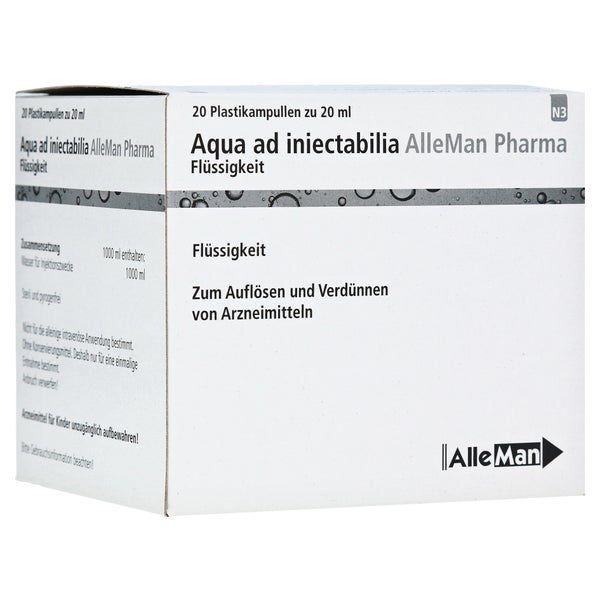 AQUA AD Iniectabilia Plastik 20X20 ml