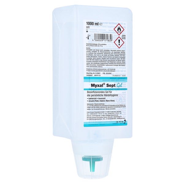 Myxal SEPT Gel Faltflasche 1000 ml