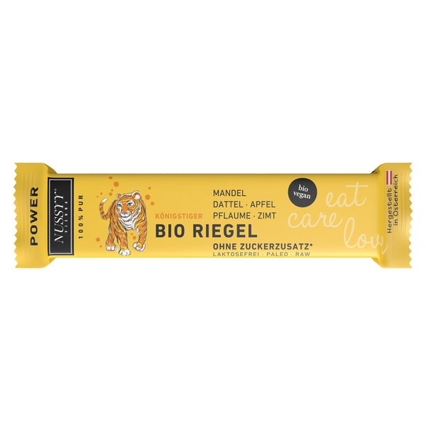 NUSSYY BIO Riegel Power Königstiger 35 g