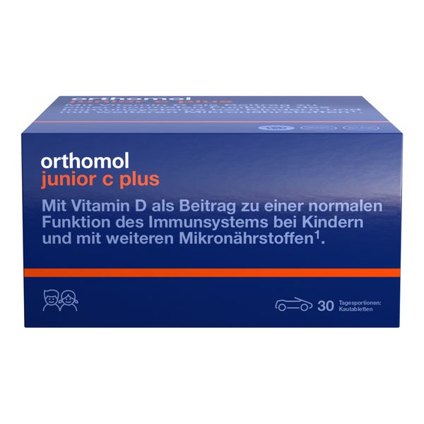 Orthomol junior C plus Kautabletten Waldfrucht 30 St