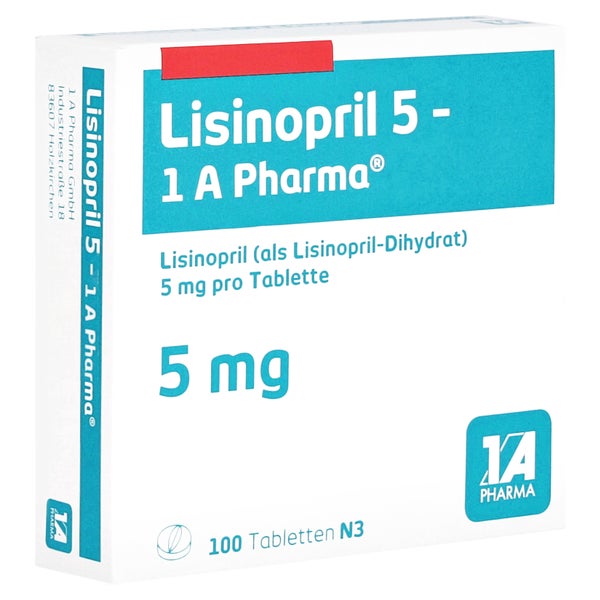 Lisinopril 5-1A Pharma Tabletten 100 St