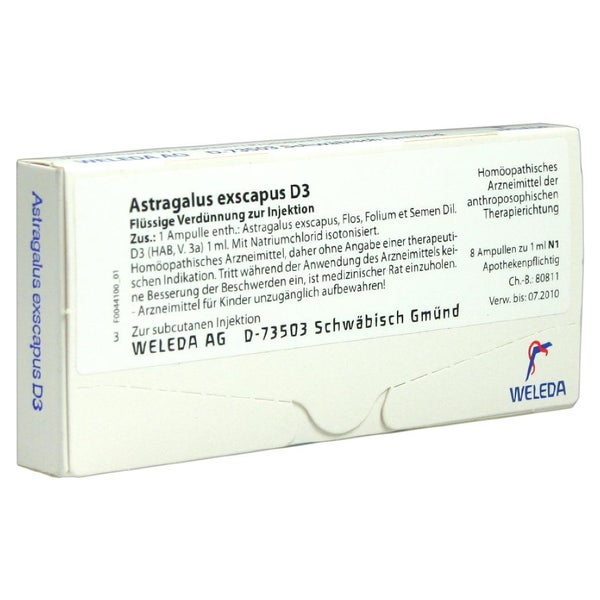 Astragalus Exscapus D 3 Ampullen 8X1 ml