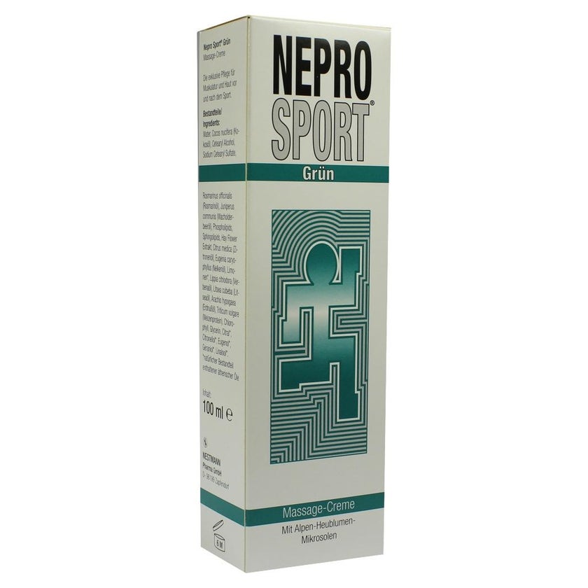 Neprosport Creme grün 100 ml
