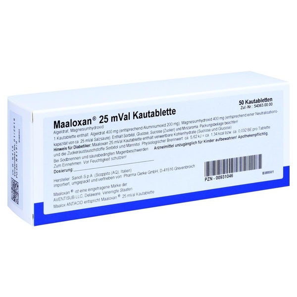 Maaloxan 25 mVal Kautabletten - Reimport 50 St