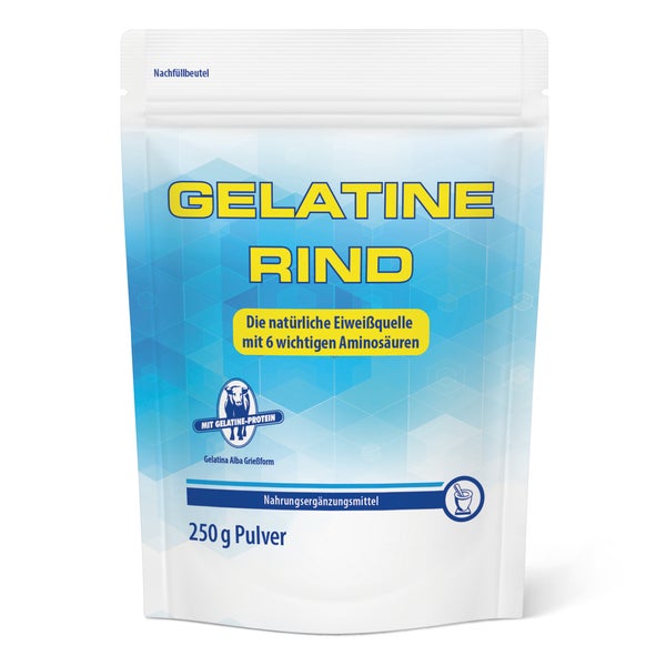 Gelatine RIND Pulver Nachfüllbeutel 250 g