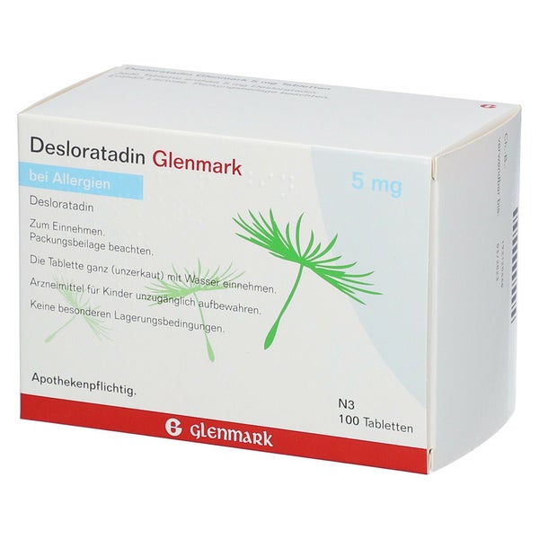 Desloratadin Glenmark 5 mg Tabletten 100 St