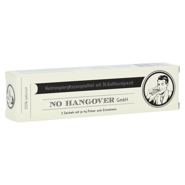 NO Hangover Gletschermilch Pulver 3X4 g