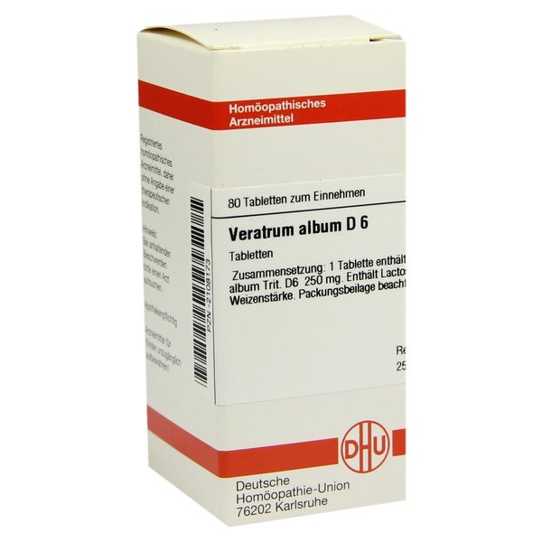 Veratrum Album D 6 Tabletten 80 St